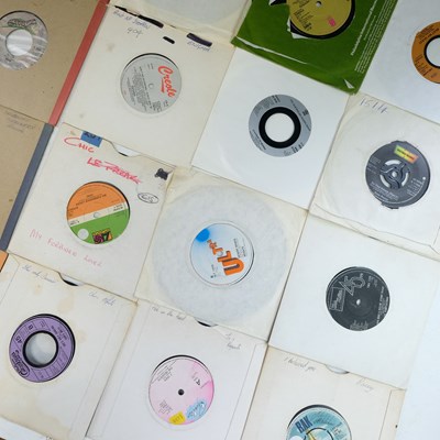 Lot 673 - A group of 45 rpm vinyl record singles,...