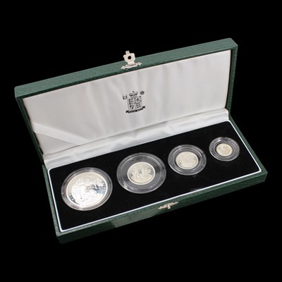Lot 438 - A Royal Mint 1997 silver proof Britannia coin...