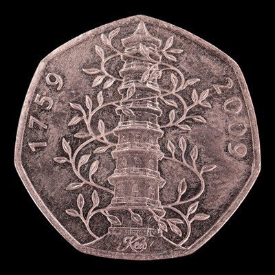 Lot 449 - A 2009 "Kew Gardens" 50p coin