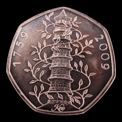Lot 450 - A 2009 "Kew Gardens" 50p coin