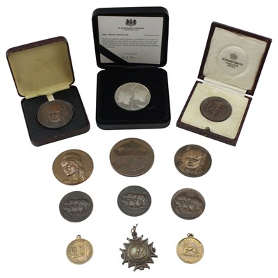 Lot 531 - A collection of civil medals and medallions...
