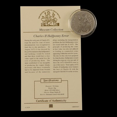Lot 466 - A "Historic Coins of Great Britain Museum...