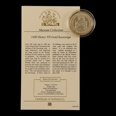 Lot 473 - A "Historic Coins of Great Britain Museum...