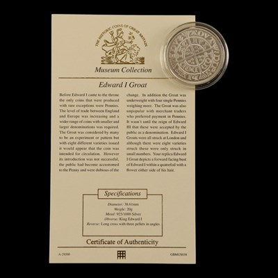 Lot 474 - A "Historic Coins of Great Britain Museum...