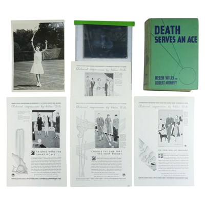 Lot 373 - [Tennis] Helen Wills and Robert Murphy, "Death...