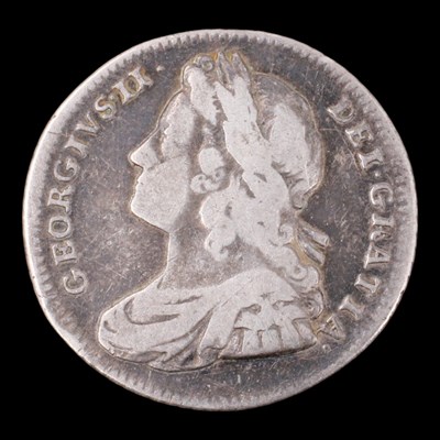 Lot 399 - A George II 1727 shilling coin