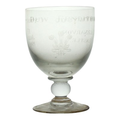Lot 1065 - A Royal Brierley commemorative glass...