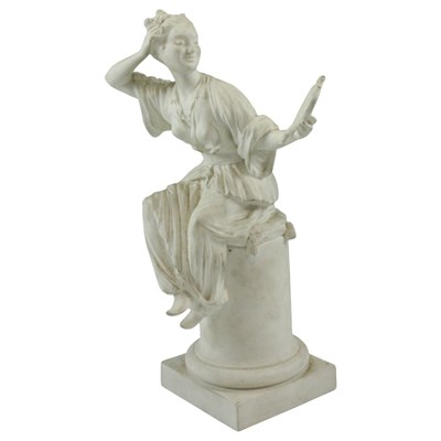 Lot 987 - A Royal Worcester Parian ware porcelain...