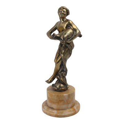 Lot 1375 - A Neo-Classical sculpture of a satyr-like...