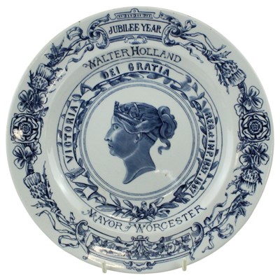 Lot 964 - A Victorian Royal Worcester "Walter Holland,...