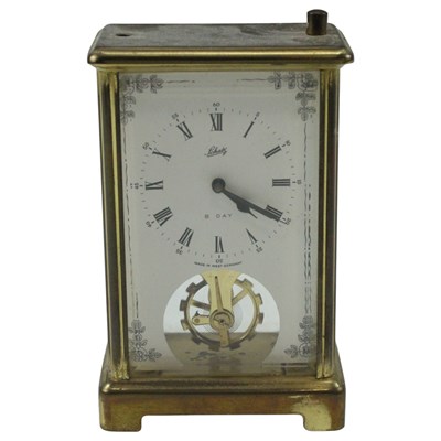 Lot 1365 - A Schatz 8-day carriage clock, having an...