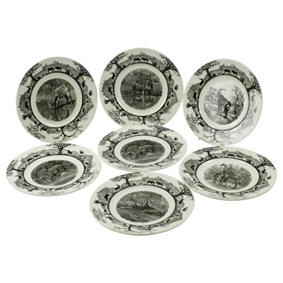 Lot 967 - Six Wedgwood Kruger National Park plates, 1st...