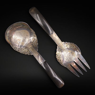 Lot 1116 - A pair of mid 20th Century Malaysian...