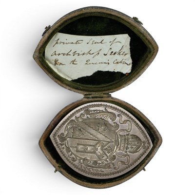 Lot 506 - An 18th Century finely-engraved intaglio seal,...