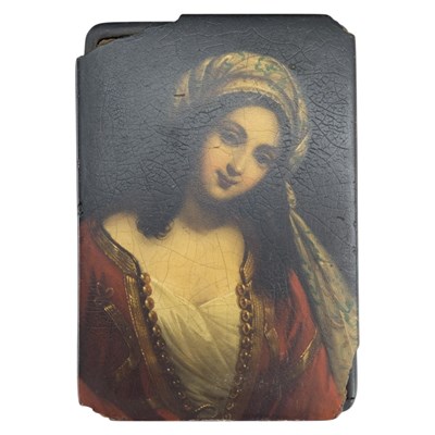 Lot 876 - A 19th Century Stobwasser lacquered mache...