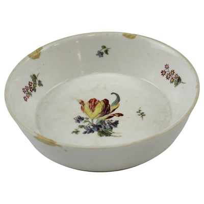 Lot 930 - A late 18th Century Höchst porcelain pin...