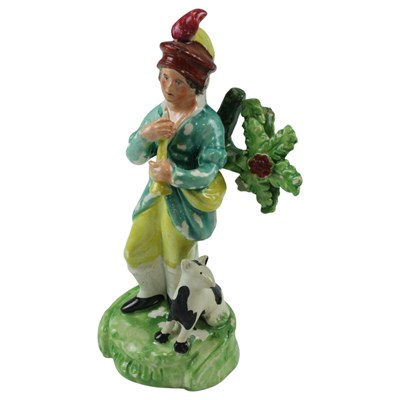 Lot 933 - A 19th Century Staffordshire bocage figure of...