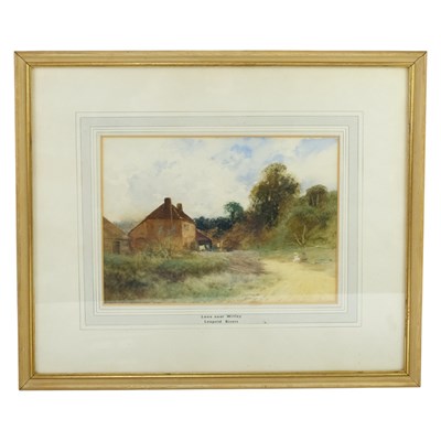 Lot 1414 - Leopold Rivers (1850-1905), "Lane near Witley",...