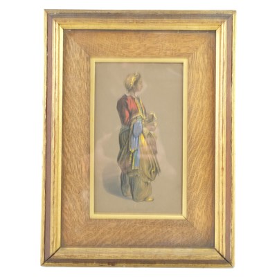 Lot 1416 - "Nubian Girl", a full-length portrait of a...