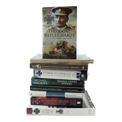 Lot 269 - A group of books and the Victorian Cross,...