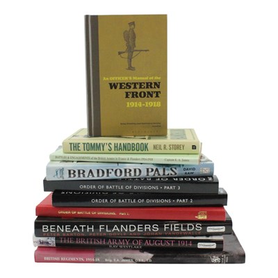Lot 283 - A group of books on the British Army during...