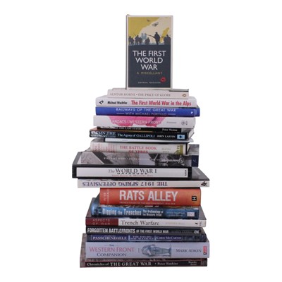 Lot 284 - A large group of books on the Great War