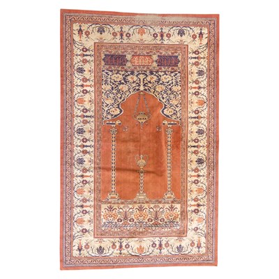 Lot 1434A - A Turkish Kayseri-type rug, having a...