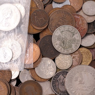 Lot 399B - A group of GB and Commonwealth base metal coins