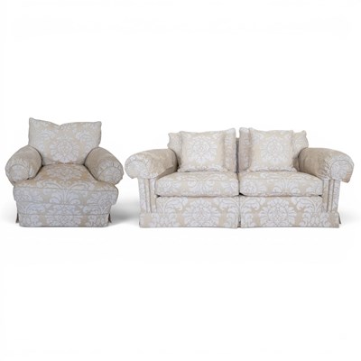 Lot 1444 - A Duresta two-seater sofa and matching...