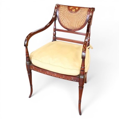 Lot 1438 - A quality reproduction George III Sheraton...