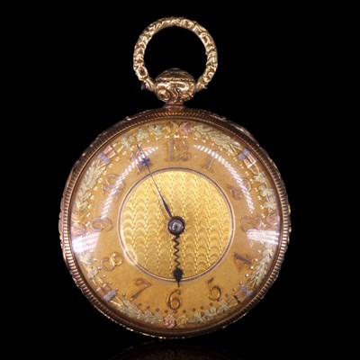 Lot 1019 - A Regency 18 ct gold verge pocket watch by...