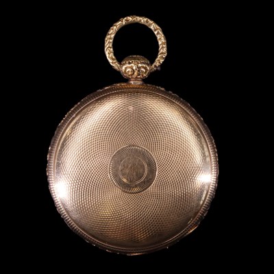 Lot 1019 - A Regency 18 ct gold verge pocket watch by...