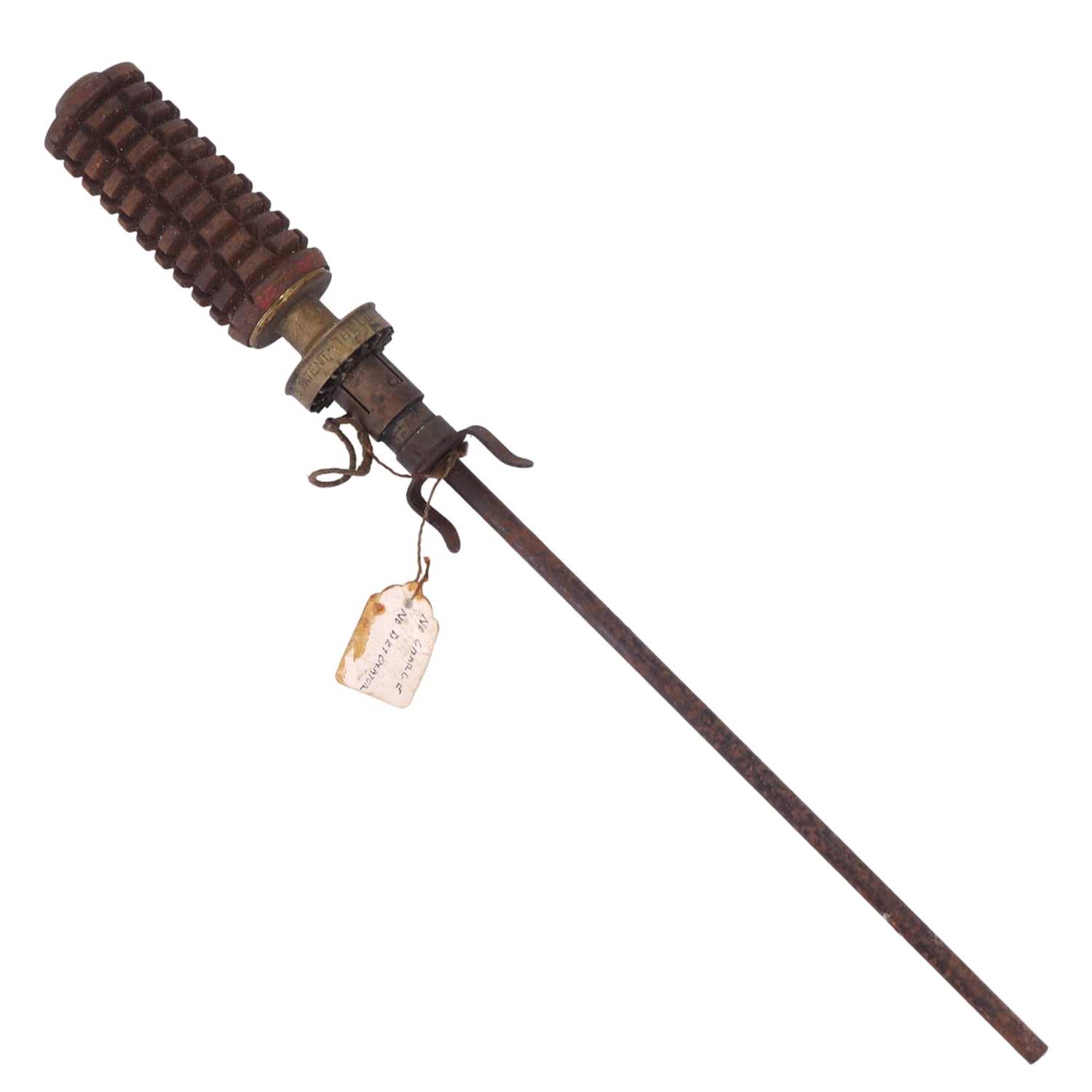 Lot 242 - An inert Great War No 3 rifle grenade