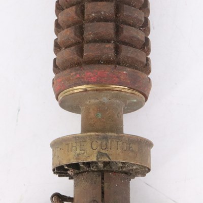 Lot 242 - An inert Great War No 3 rifle grenade