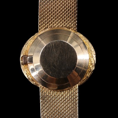 Lot 1318 - A 1970 lady's Bueche-Girod 18 ct gold dress...