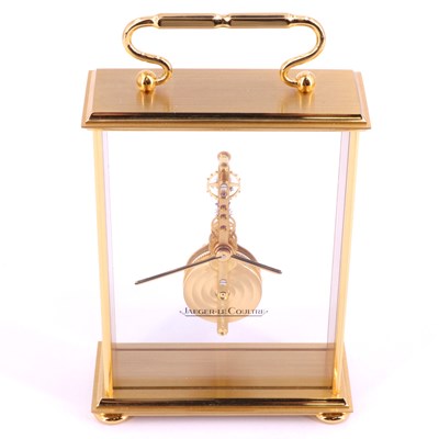 Lot 1474 - A Jaeger-LeCoultre skeleton clock, ref. 569,...