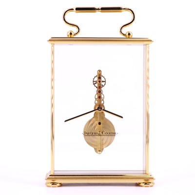 Lot 1474 - A Jaeger-LeCoultre skeleton clock, ref. 569,...