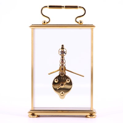 Lot 1474 - A Jaeger-LeCoultre skeleton clock, ref. 569,...