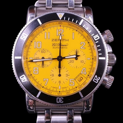 Lot 1283 - A Zenith El Primero automatic chronograph...