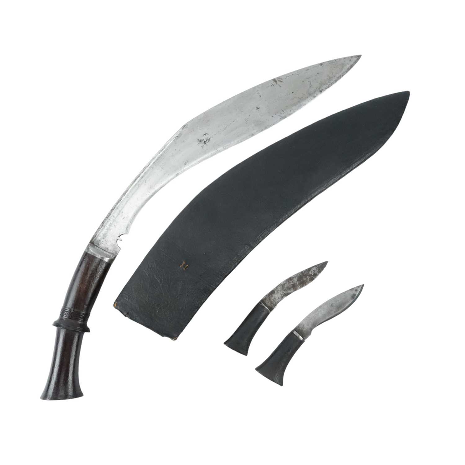 Lot 598 - A long and slender Indian / Nepalese kukri...