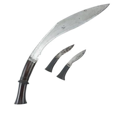 Lot 598 - A long and slender Indian / Nepalese kukri...