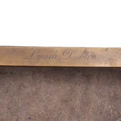 Lot 778 - A Georgian brass clinometer by James Lynch of...