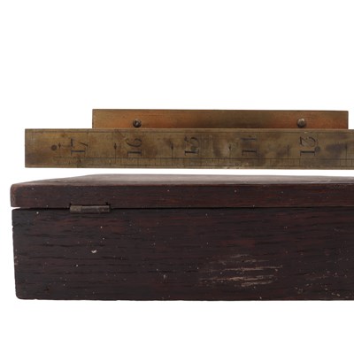 Lot 778 - A Georgian brass clinometer by James Lynch of...