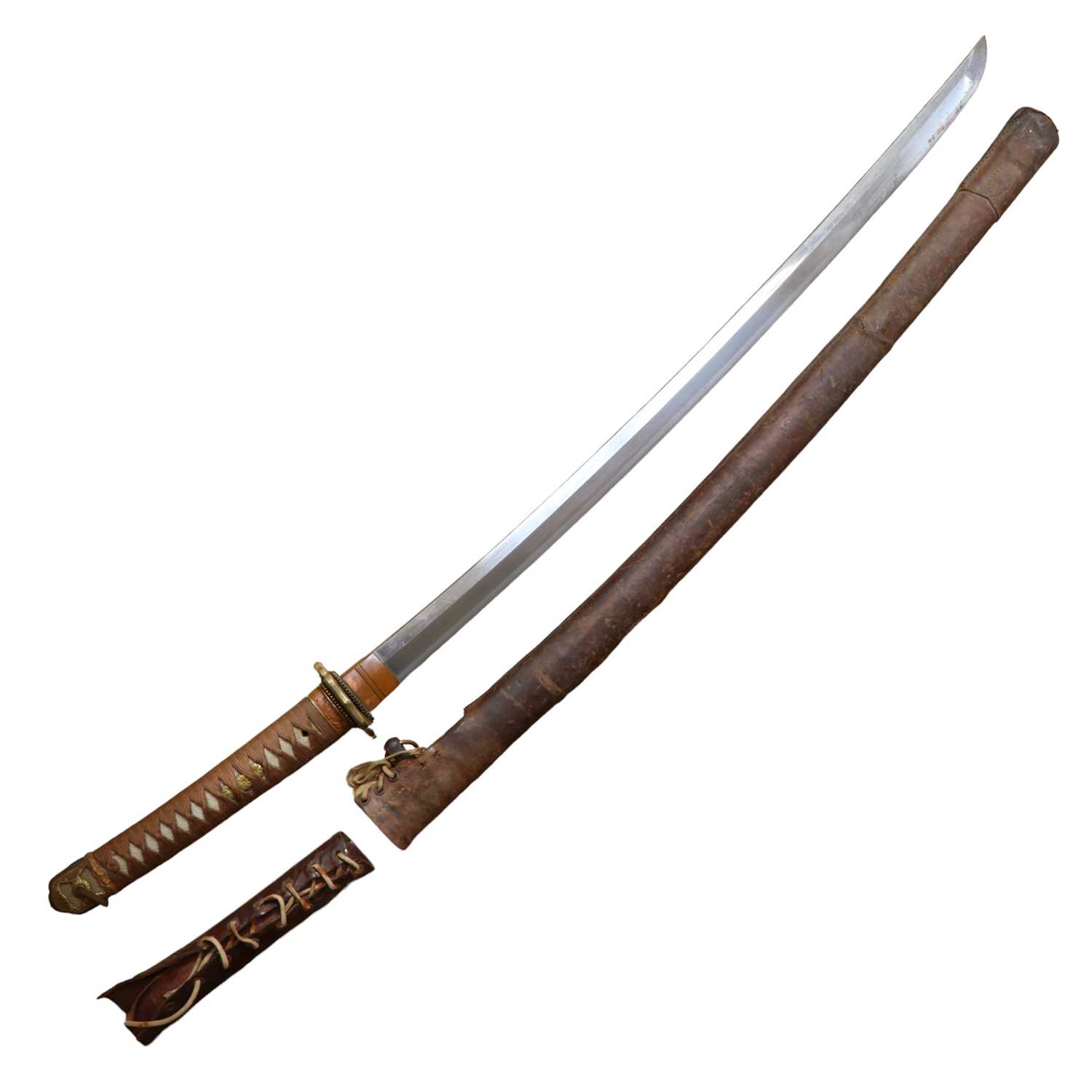Lot 362 - An Imperial Japanese Army officer's shin gunto...