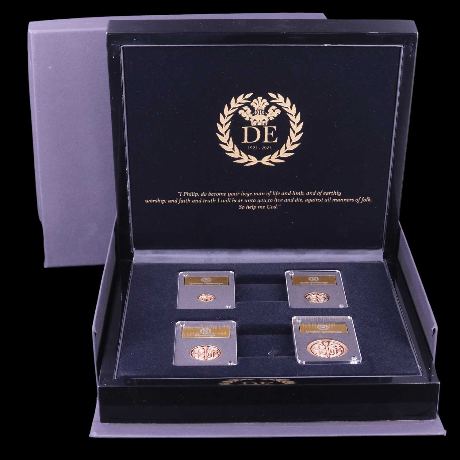 Lot 941 - A four coin "Strength & Stay - Seven Decades...