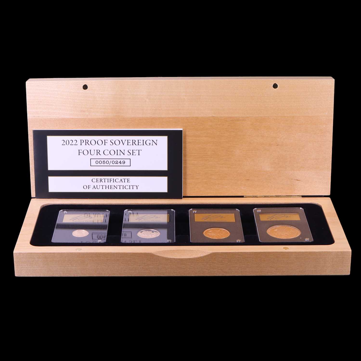 Lot 943 - A 2022 Proof Sovereign Four Coin Set,...